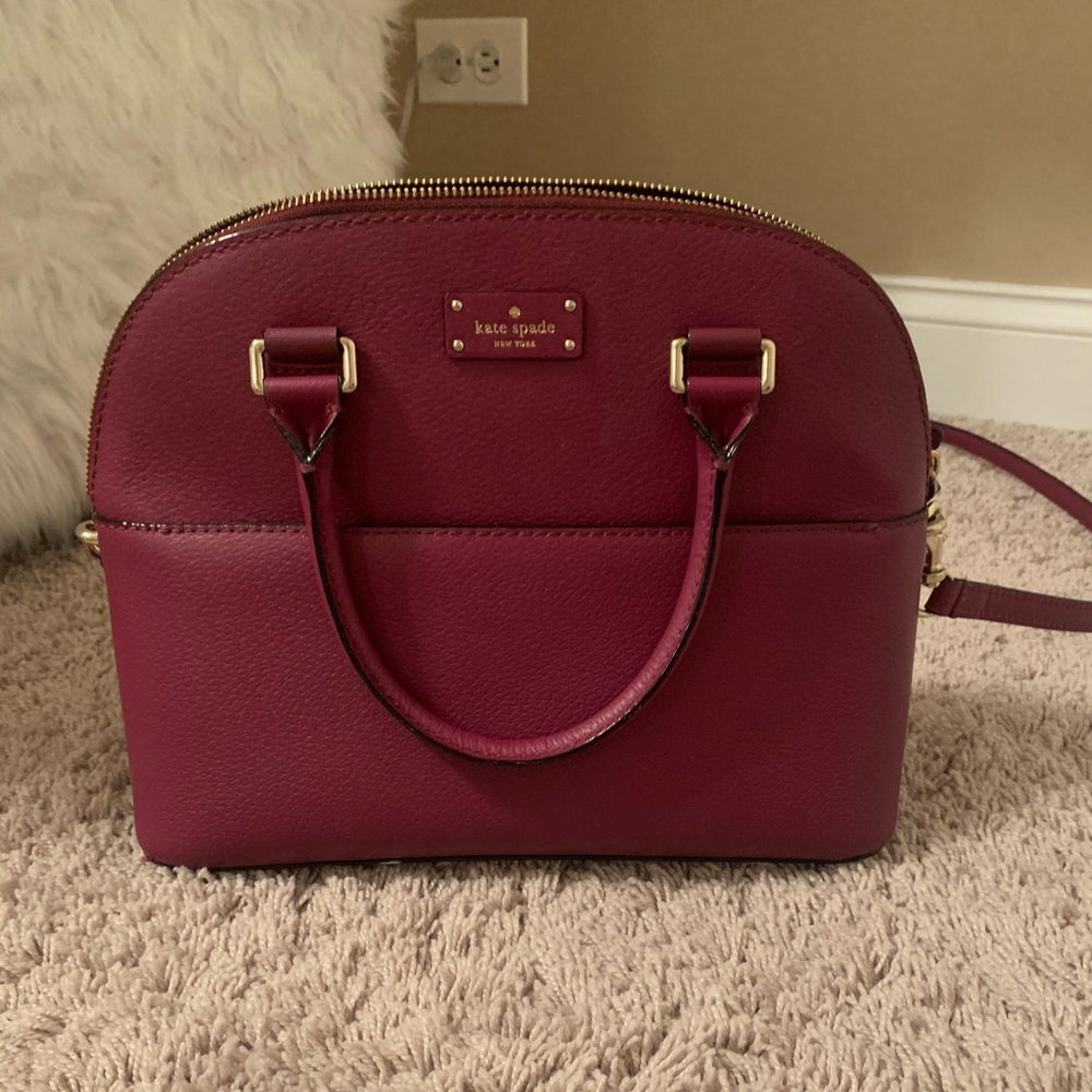 Burgundy Kate Spade Purse